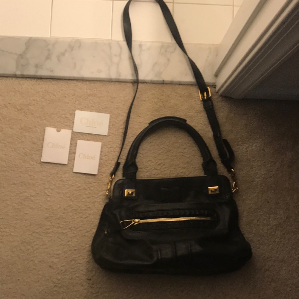 Timeless Chloe bag. Authenticity cards included